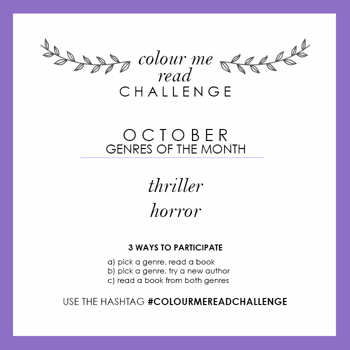 colour me read challenge october