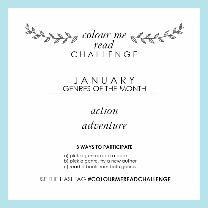 colour me read challenge january