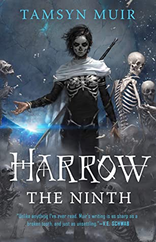 harrow the ninth book cover - part of a set of images for heist squad characters blog post