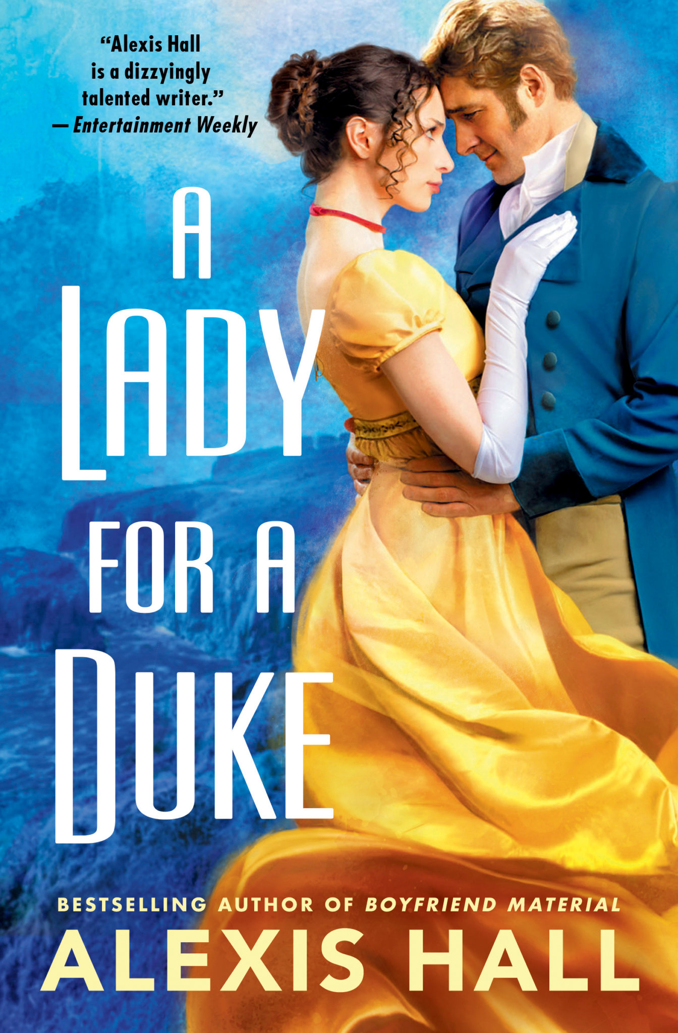 a lady for a duke book cover for recent romance reads post